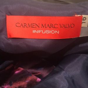 Navy Formal Carmen Marc Valvo Dress